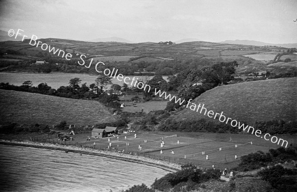 TELE FROM TOWER OF PROTESTANT CHURCH BANTRY TENNIS CLUB